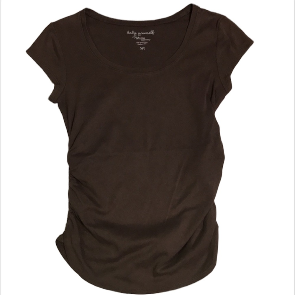 Mimi Maternity Top Brown Medium